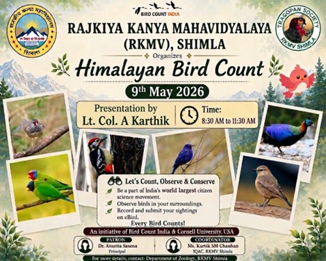 Himalayan Bird Count,  9th May 2026