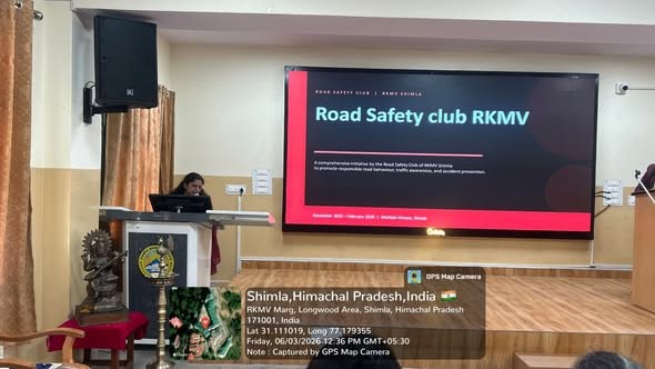 Annual Function of Road Safety Club RKMV  06th March 2026