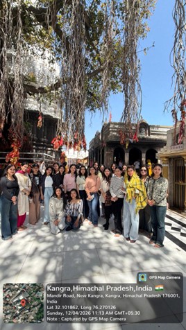 Educational Tour to Kangra & Dharamshala  (10th–13th April 2026) Depts of English, History, Political Science, Geography & Commerce