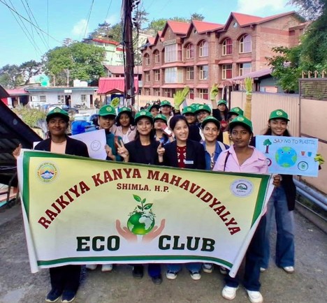 RKMV Volunteers Promote Clean Shimla, Green Shimla On 8 October 2026