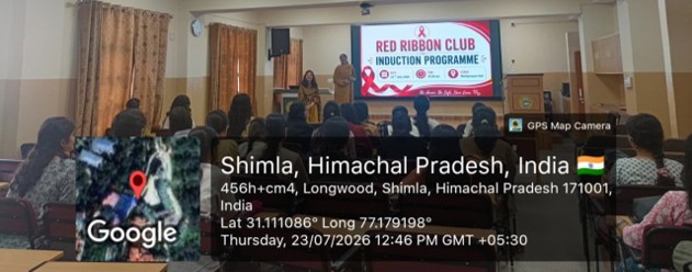 Red Ribbon Club: Induction-cum-Orientation and HIV/ AIDS Awareness Session  23rd July 2026