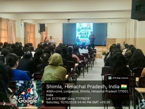 DOST : Session on World Mental Health Day at RKMV 10th October 2026