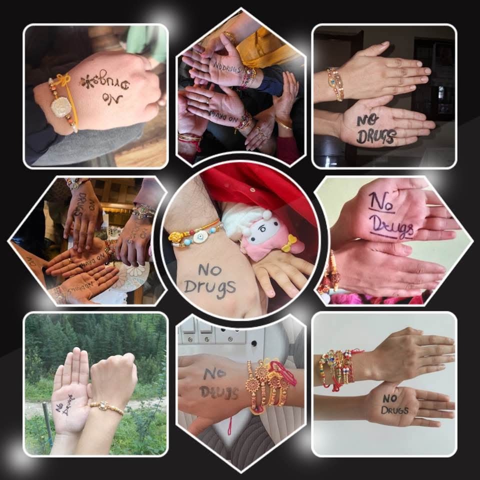 Rakshabandhan Pledge: "Say No to Drugs" 10 August