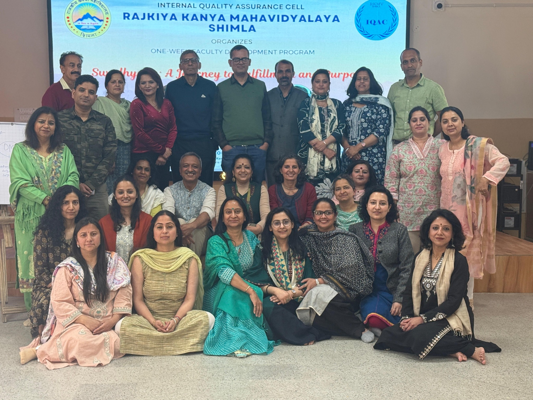 One-Week FDP On “Swadhyaya- A Journey to Fulfillment and Purpose”  21st-26th April 2025