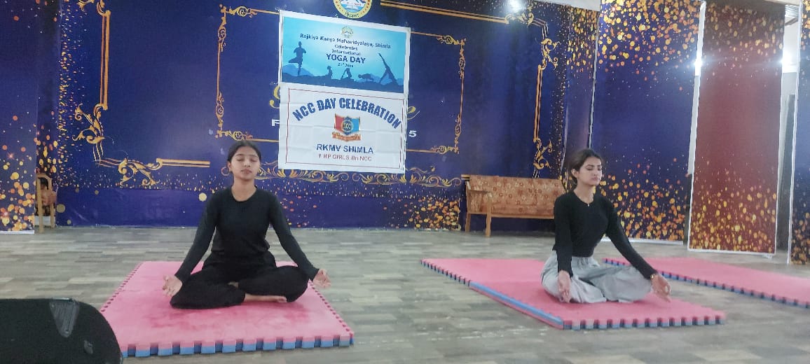 Celebration of International Yoga Day 2025 21st June Organized by : The Department of Physical Education (RKMV), Shimla