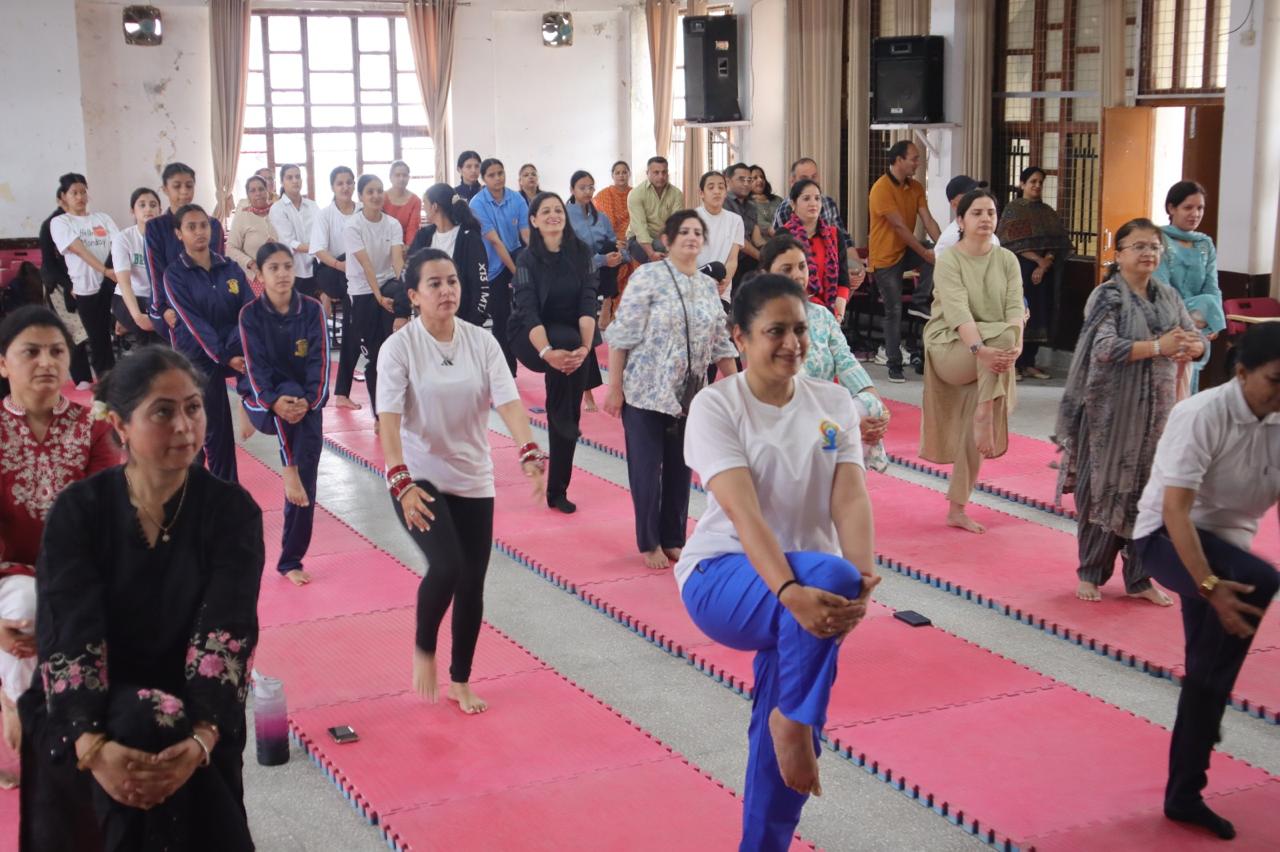 Celebration of International Yoga Day 2025 21st June Organized by : The Department of Physical Education (RKMV), Shimla