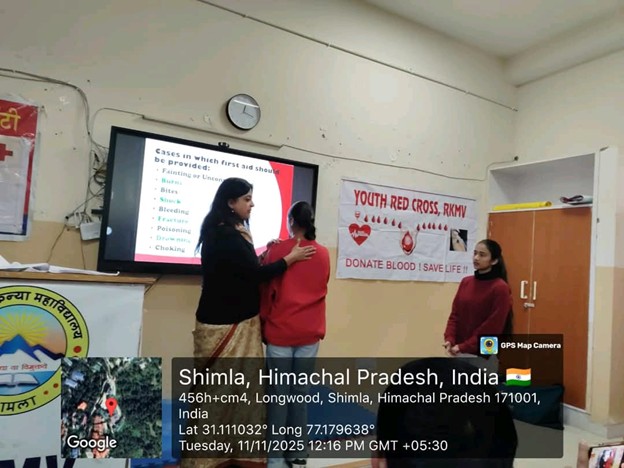 "Need Based Training" Program by Red Cross  11th November,2025