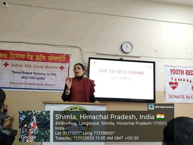 "Need Based Training" Program by Red Cross  11th November,2025