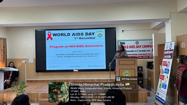 Awareness on HIV/AIDS  8th December, 2025