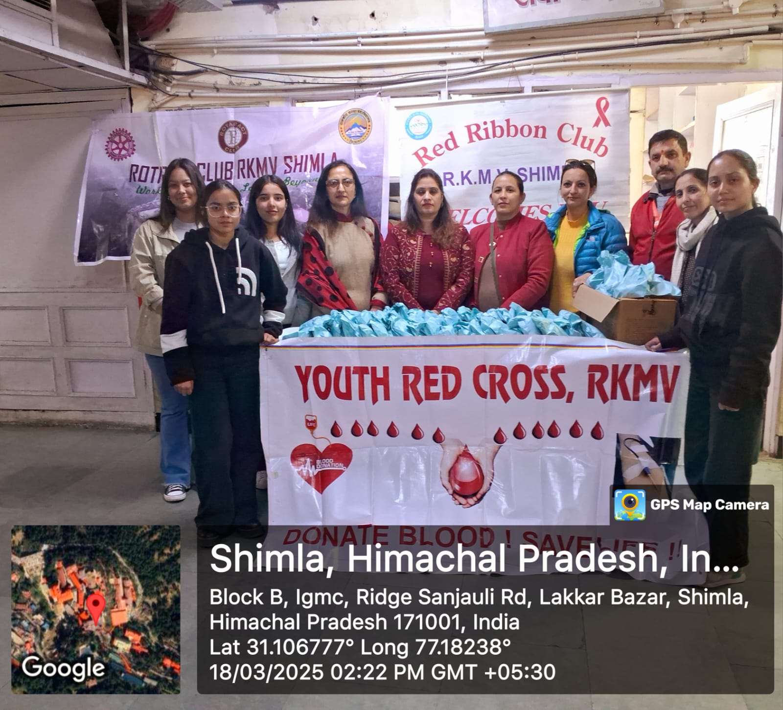 Distribution of Refreshment at IGMC Shimla :  18th March 2025