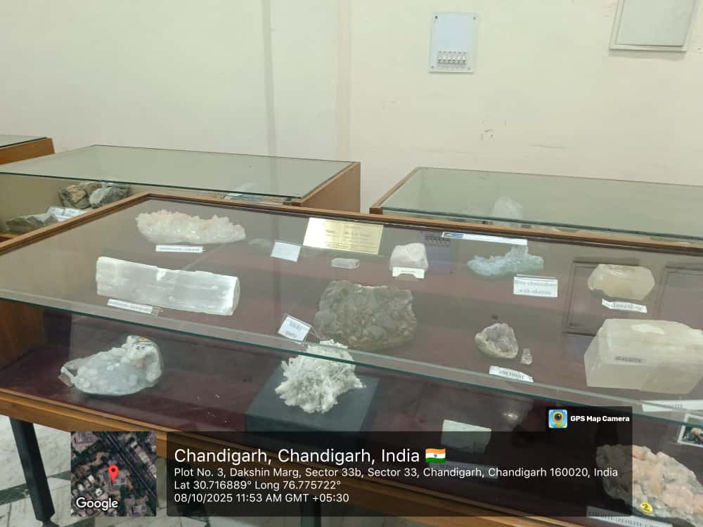 Visit to the Geological Survey of India, Chandigarh